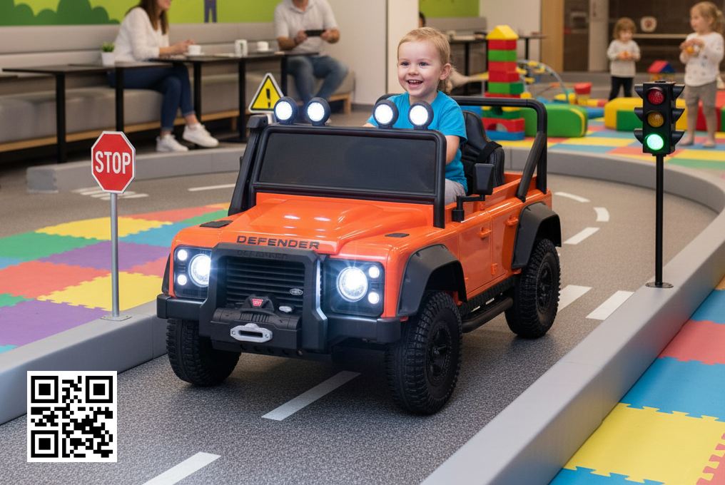 auto na akumulator do strefy zabaw, kids zone